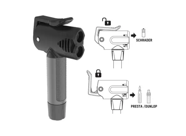Blackburn AirTower workshop pump grey