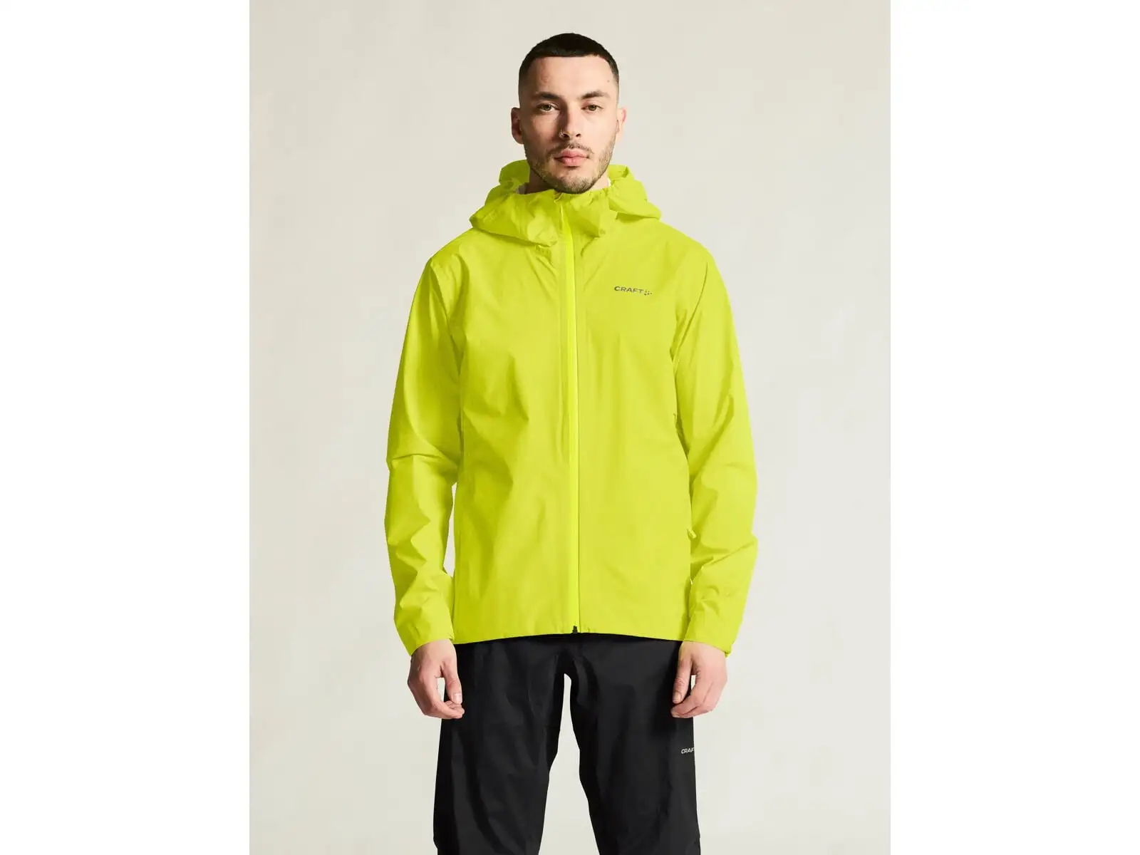Craft Everyday Hydro men's cycling jacket yellow