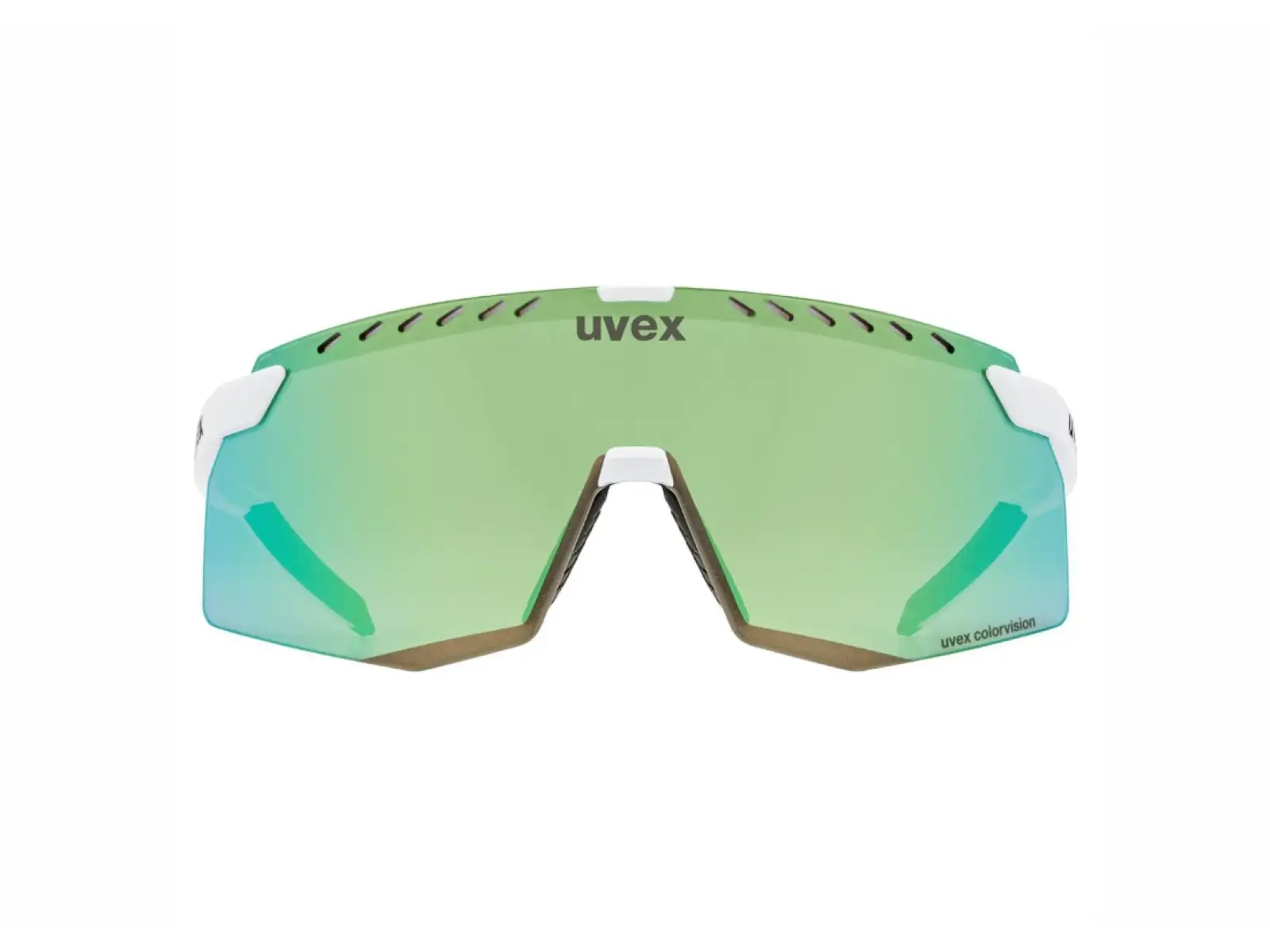 Uvex Pace Stage ColorVision glasses White Matt/Mirror Green