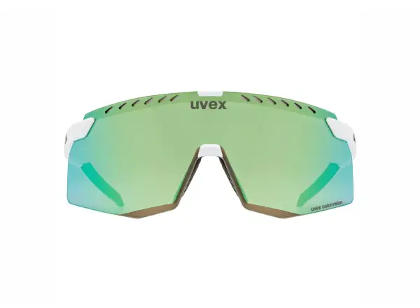 Uvex Pace Stage ColorVision glasses White Matt/Mirror Green