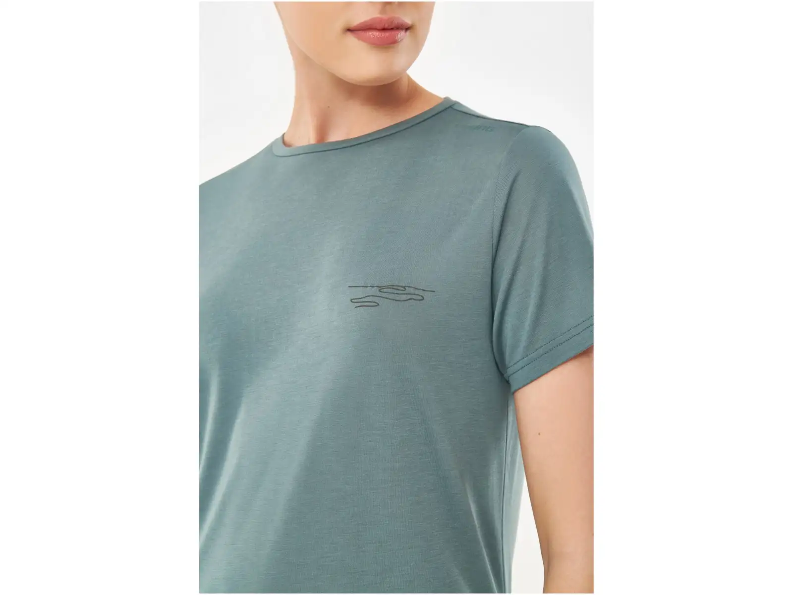 Viking Morain women's shirt short sleeve green