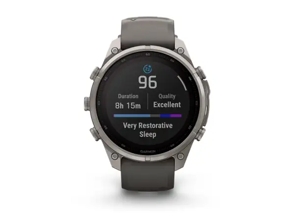 Garmin Fénix 9 Pro inReach Solar 47 mm Titanium Pebble Gray/Silver Gray