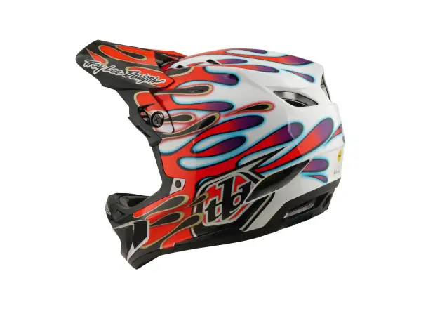 Troy Lee Desing D4 Composite Mips helmet White/Red