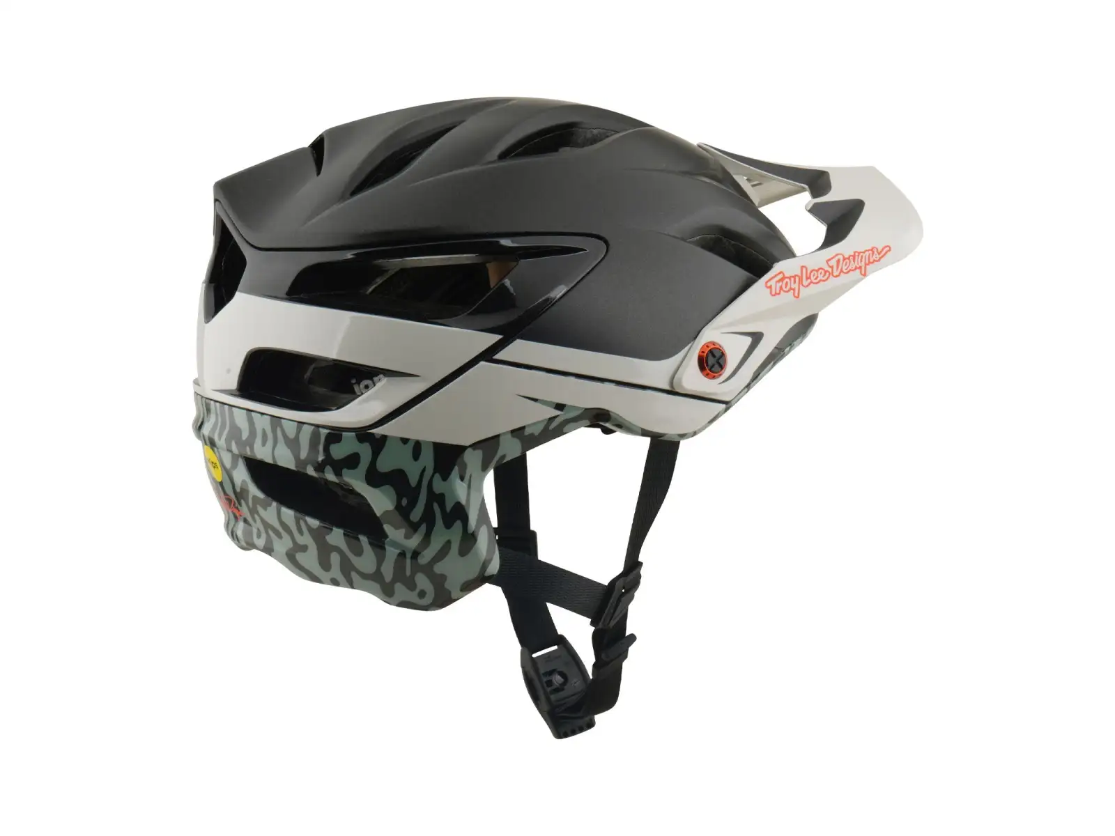 Troy Lee Designs A3 MIPS helmet Halo Charcoal/Pumice