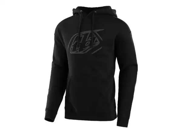 Troy Lee Designs Cropped Badge hoodie Black/Reflextive