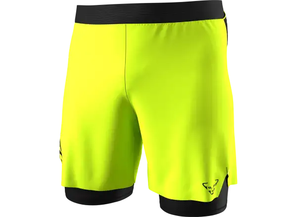 Dynafit Alpine Pro 2-in-1 men's running shorts Ultra Yellow