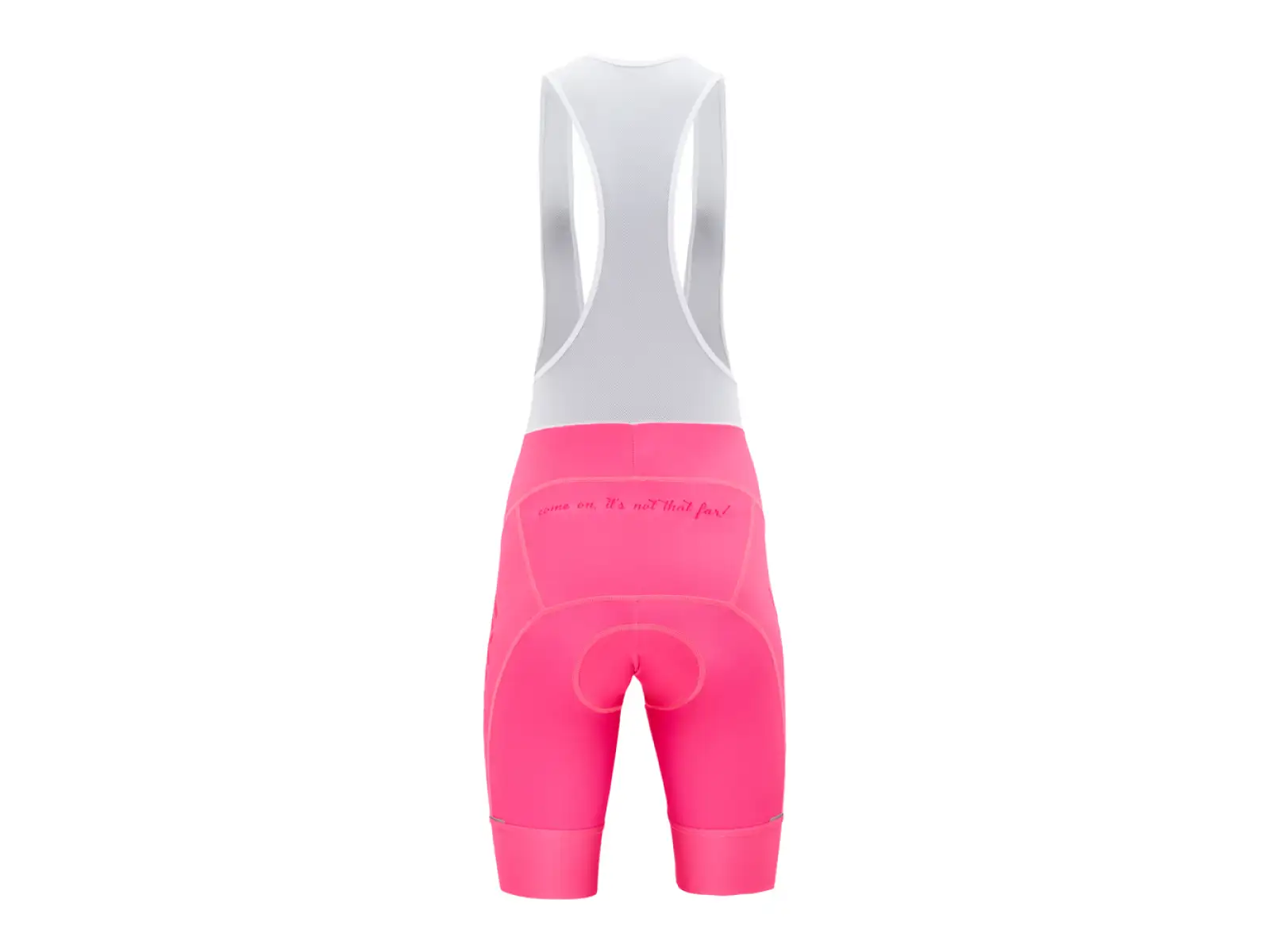 Silvini Sueli Bib children's shorts with insert and braces Fuchsia/White