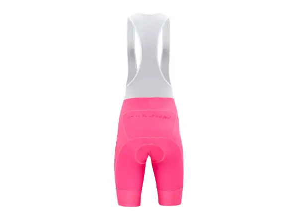 Silvini Sueli Bib children's shorts with insert and braces Fuchsia/White