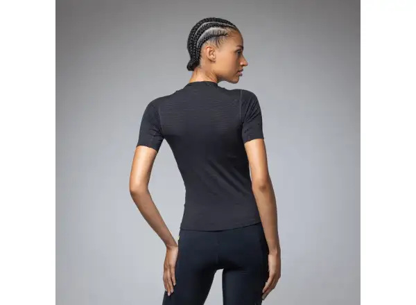 Alé Intimo Merino women's undershirt short sleeve Black