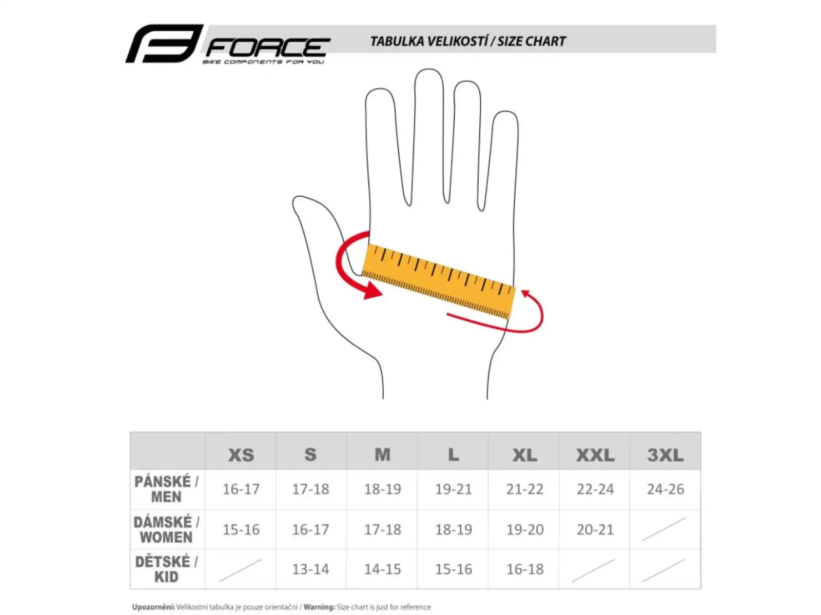 Force Angle MTB gloves white/blue