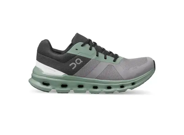 On Cloudrunner Running Shoes Men Alloy/Moss