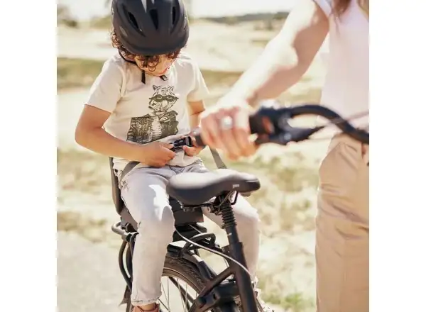 Urban Iki Junior rear seat with carrier adapter Bincho Black