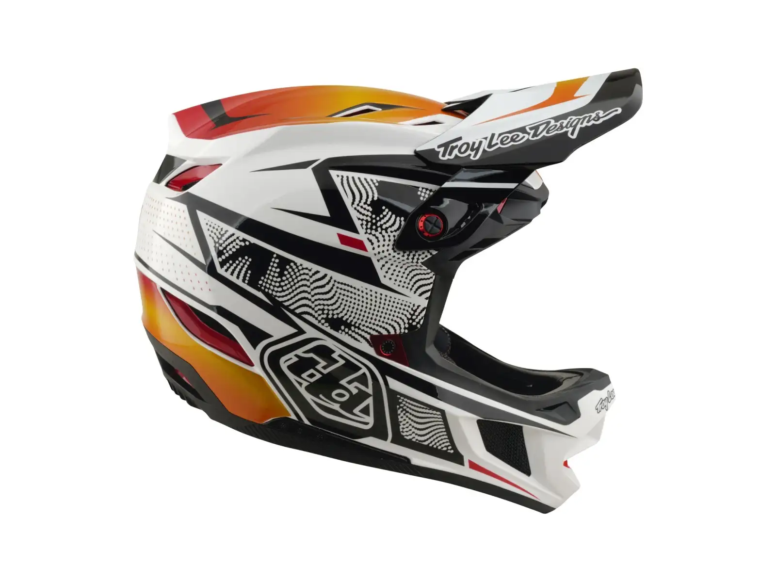 Troy Lee Designs D4 Composite MIPS helmet Lined up White