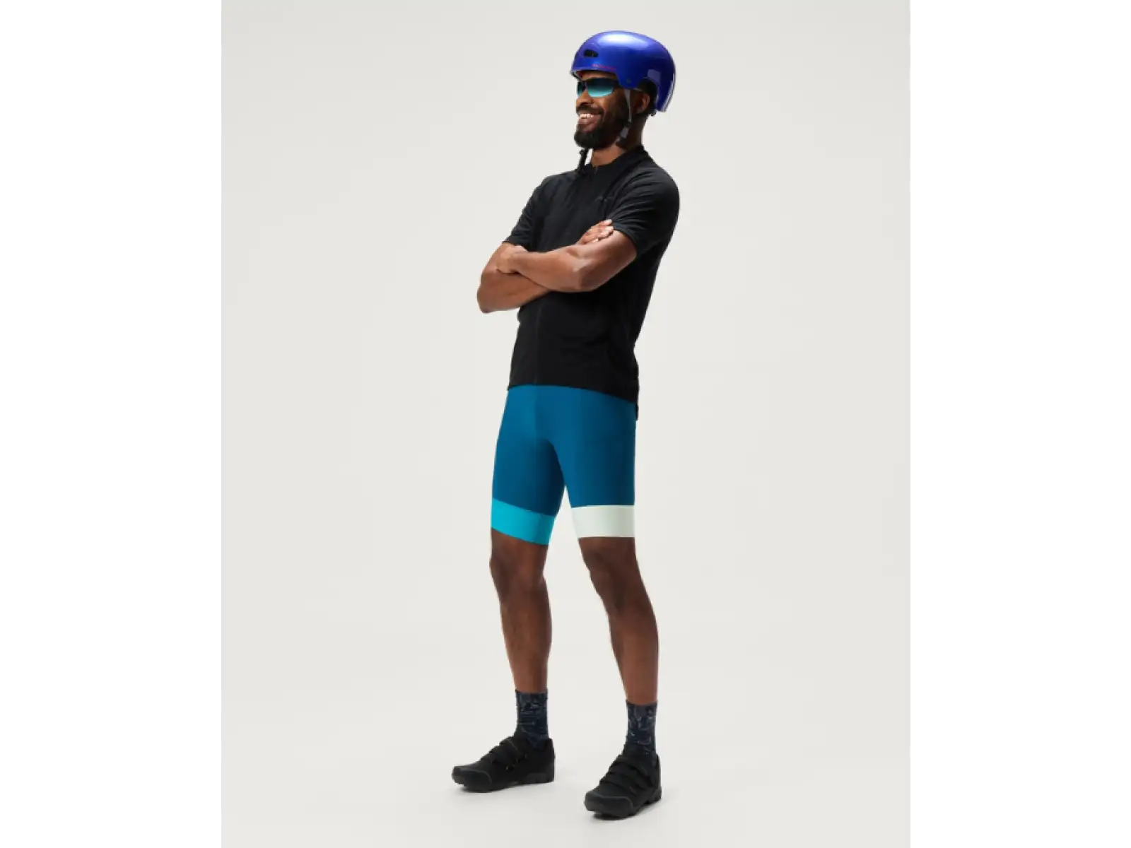 Endura Loop men's cycling shorts with bib Barra Blue