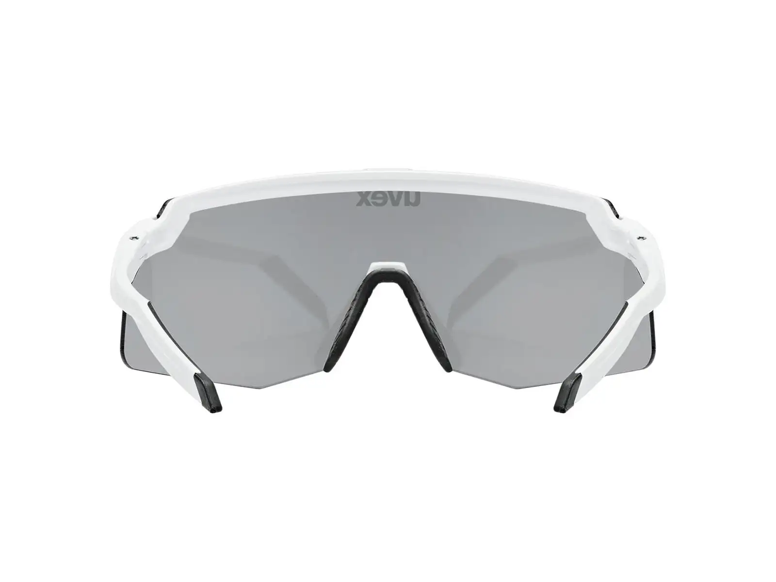 Uvex Pace Stage S sunglasses White Matt/Mirror Silver