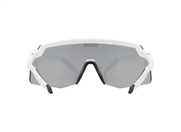 Uvex Pace Stage S sunglasses White Matt/Mirror Silver