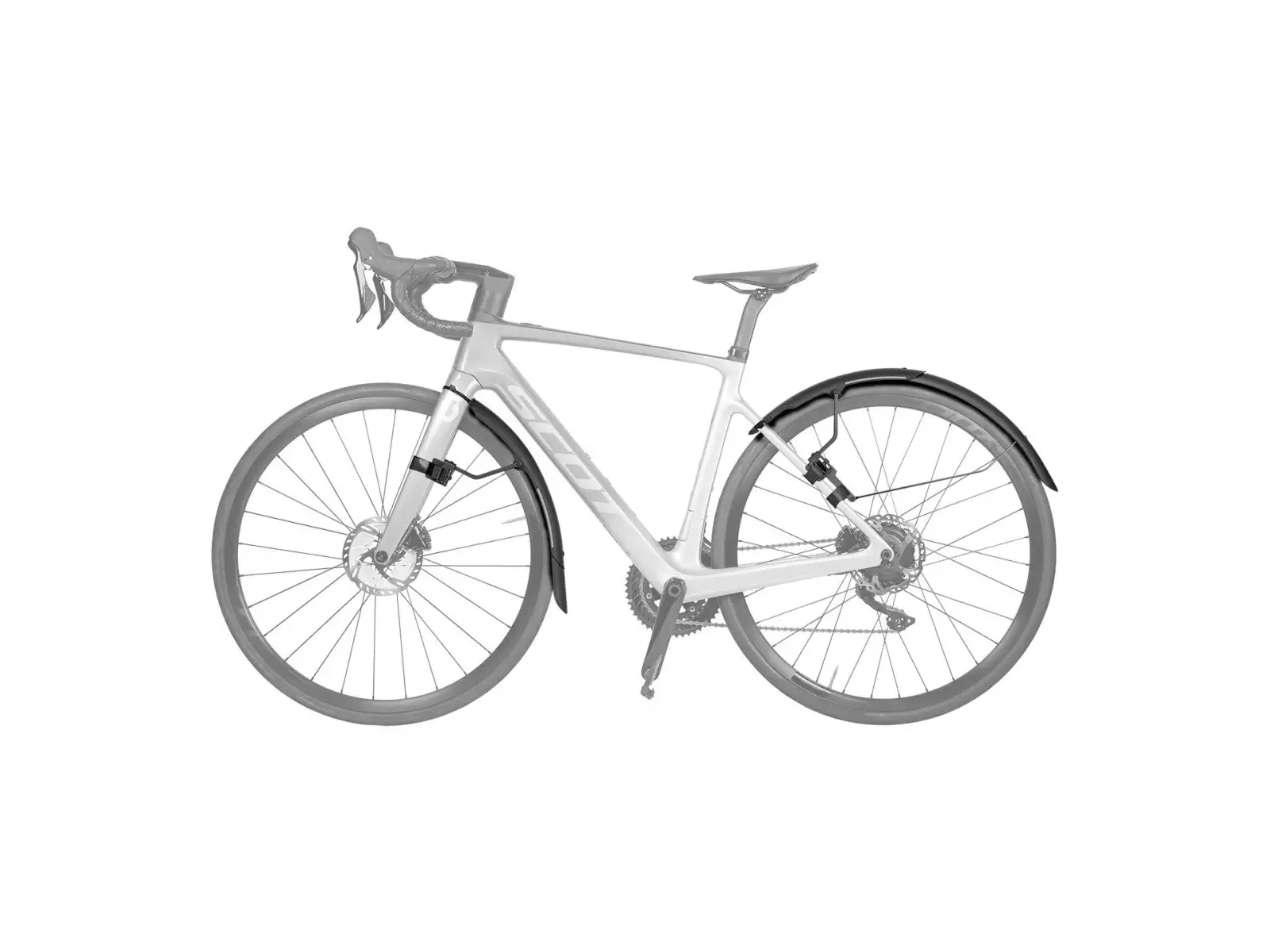 Topeak TetraFender R1+R2 set road fenders reflective sticker