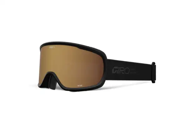 Giro Moxie women's ski goggles Black Stacked/Amber Gold/Yellow (2lenses)