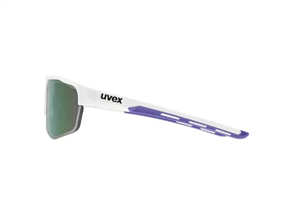 Uvex Axos Set glasses White Matt/Mirror Purple