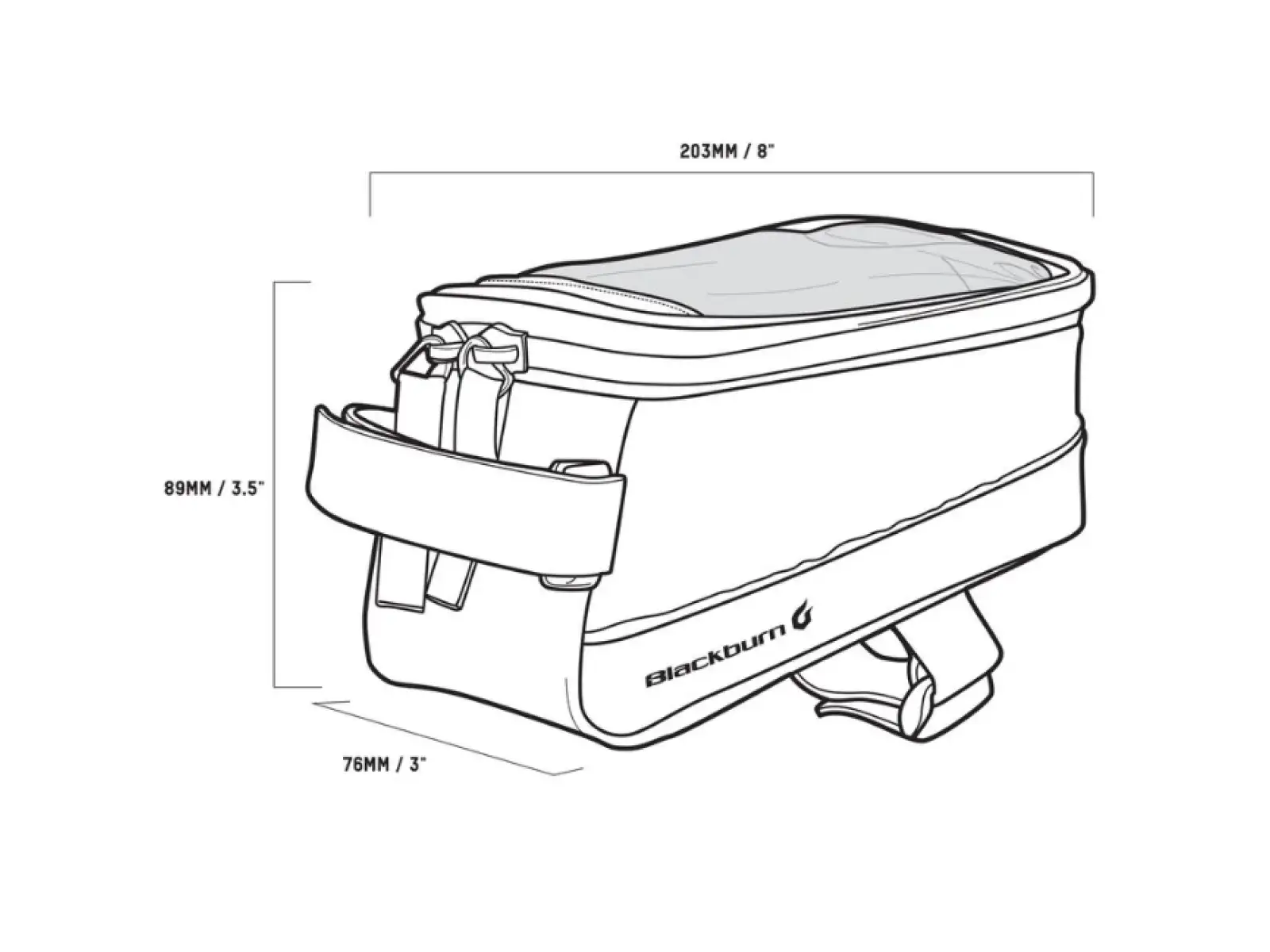 Blackburn Local Plus Top Tube bag