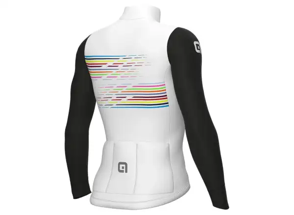 Alé PR-S Logo men's insulated long sleeve jersey Bianco/White
