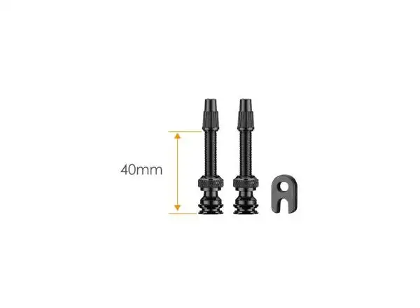 Ciclovation tubeless valve 40mm 2 pcs black