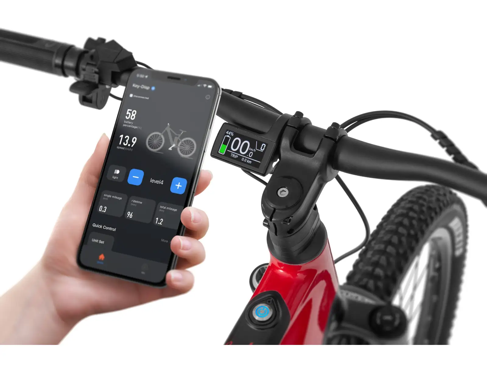 Ecobike RX 500 960 Wh Black Red mountain e-bike