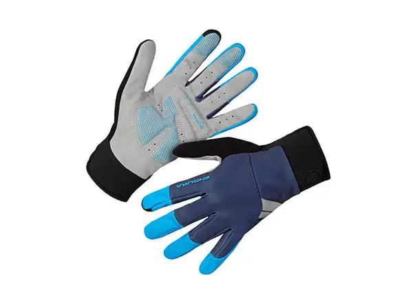 Endura Windchill gloves bright blue