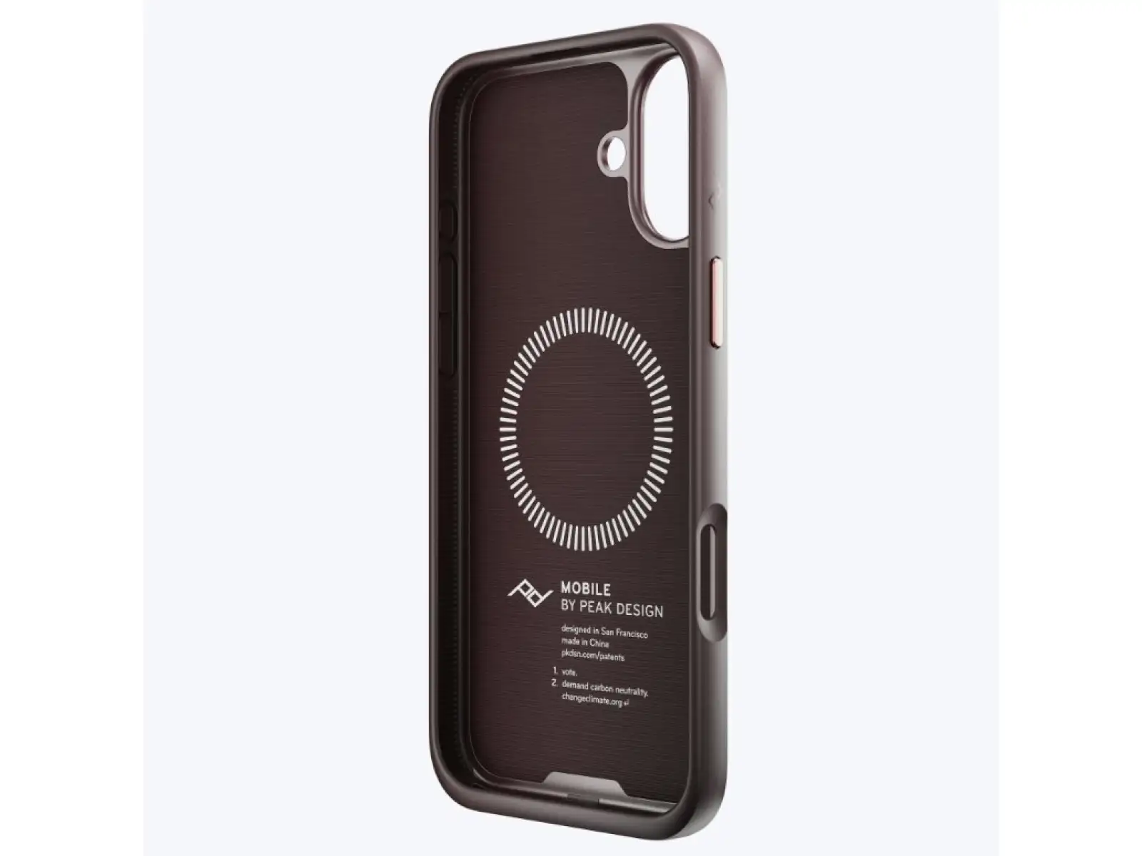 Peak Design Mobile Everyday Fabric Case iPhone 16 Plus mobile case Eclipse