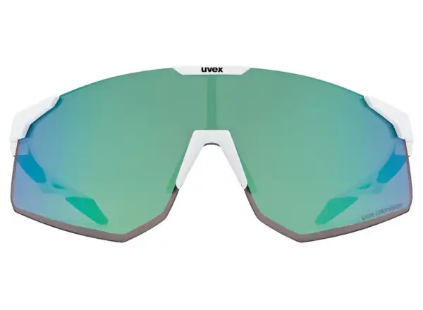 Uvex Pace Perform ColorVision glasses White Matt/Green