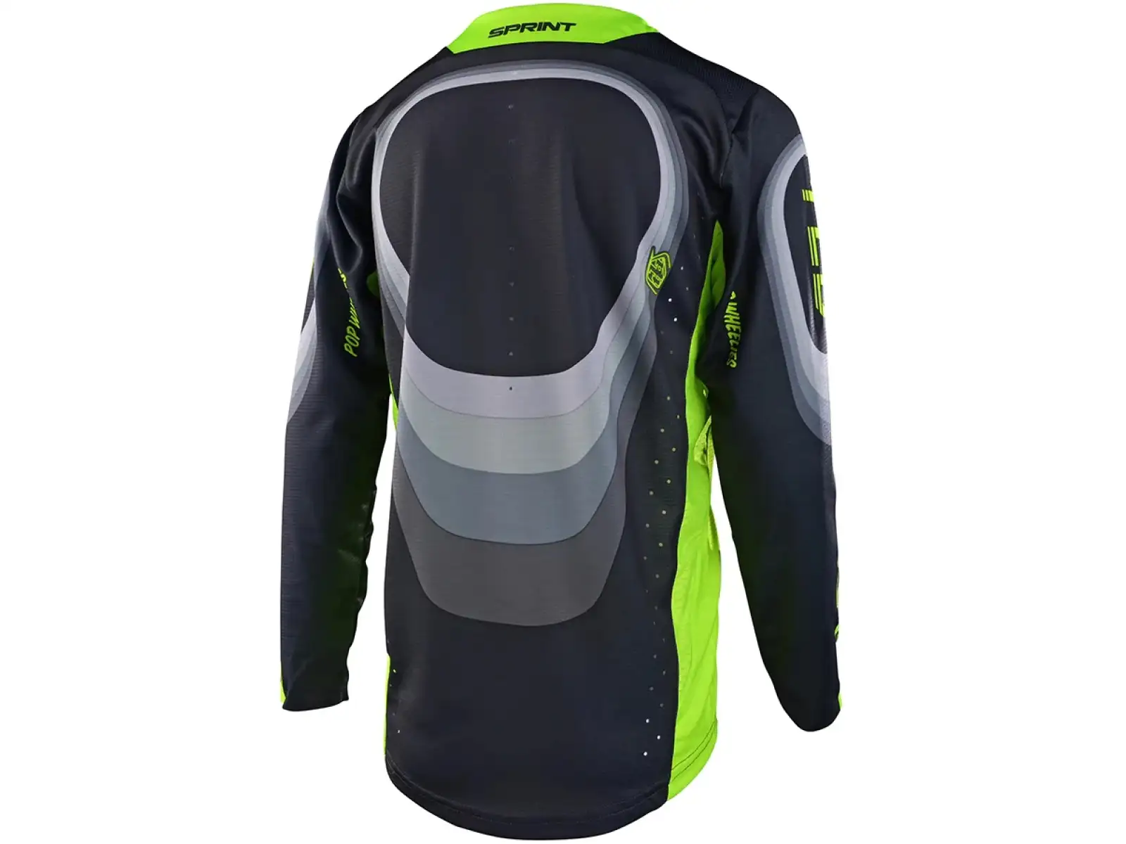 Troy Lee Designs Sprint Reverb youth jersey long sleeve Charoal