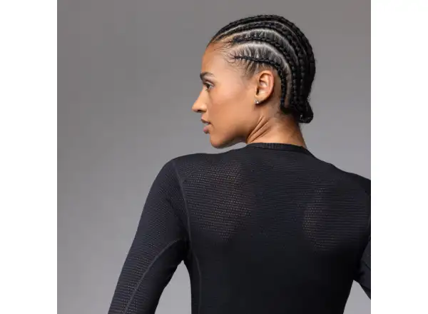 Alé Intimo Merino women's base layer shirt long sleeve Black