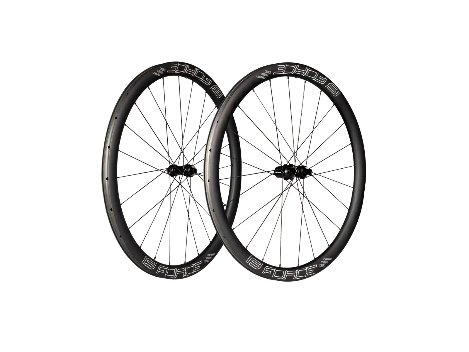 Force Team Carbon Gravel laced wheels 24 holes
