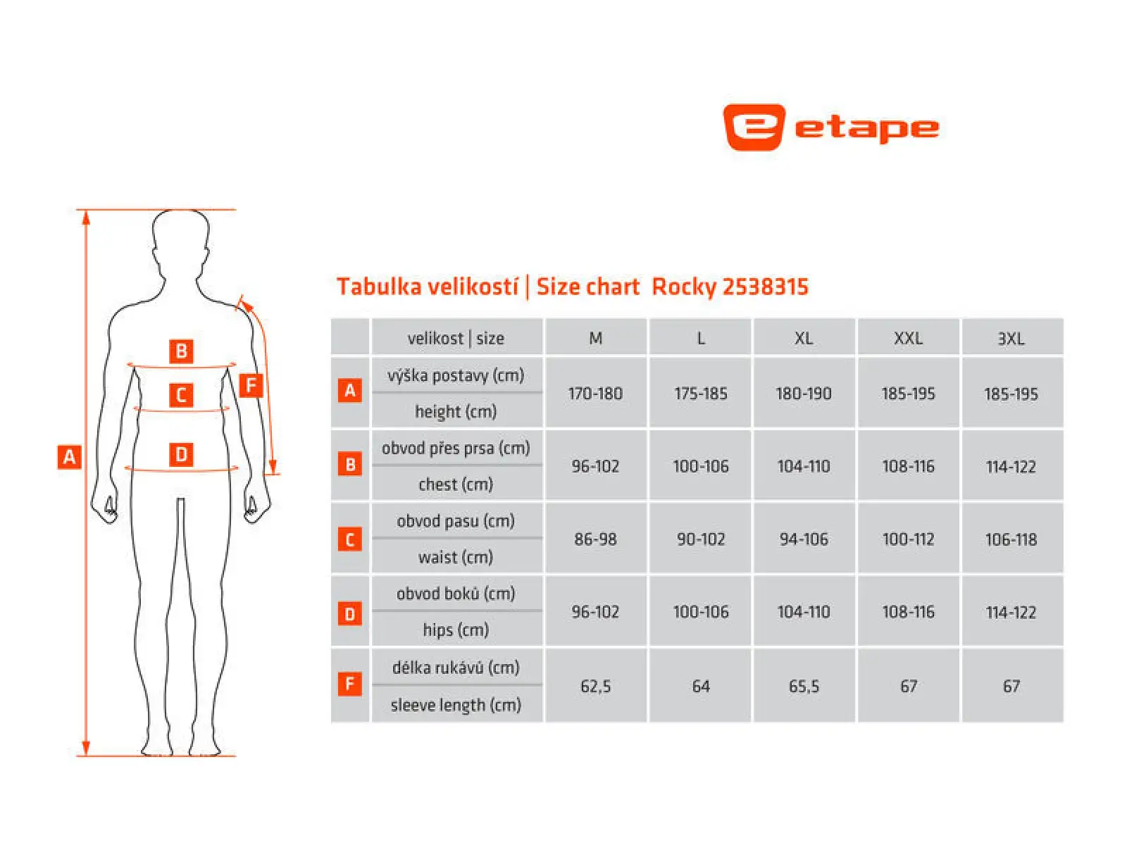 Etape Rocky men's loose jersey černá/červená