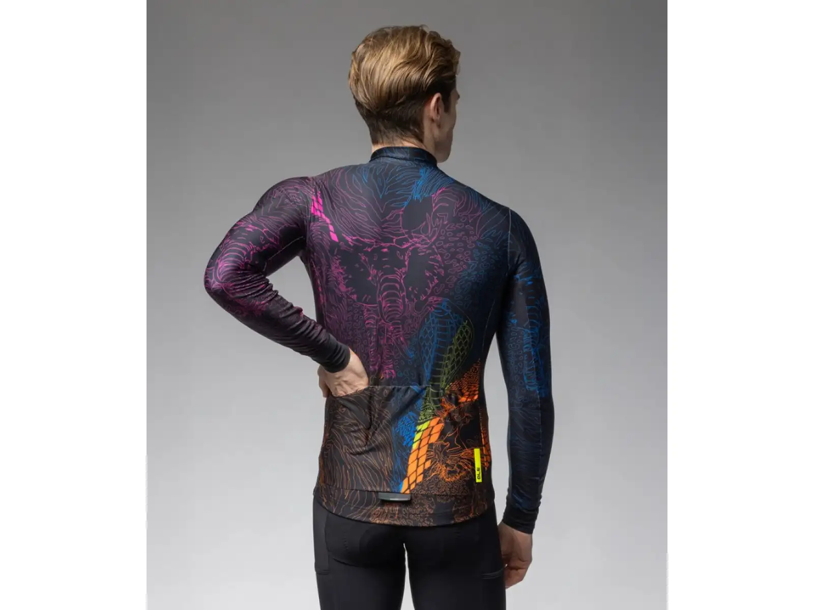 Alé Pragma men's insulated jersey long sleeve Zanzibar