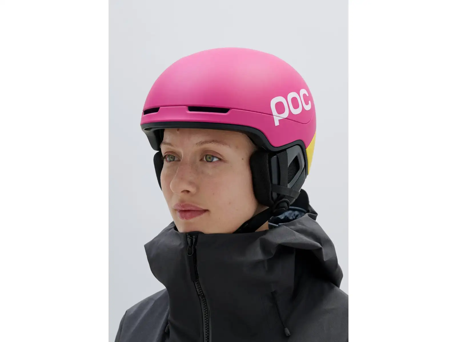 POC Obex Contour ski helmet Rhos Red Matt/Citrine Yellow Matt