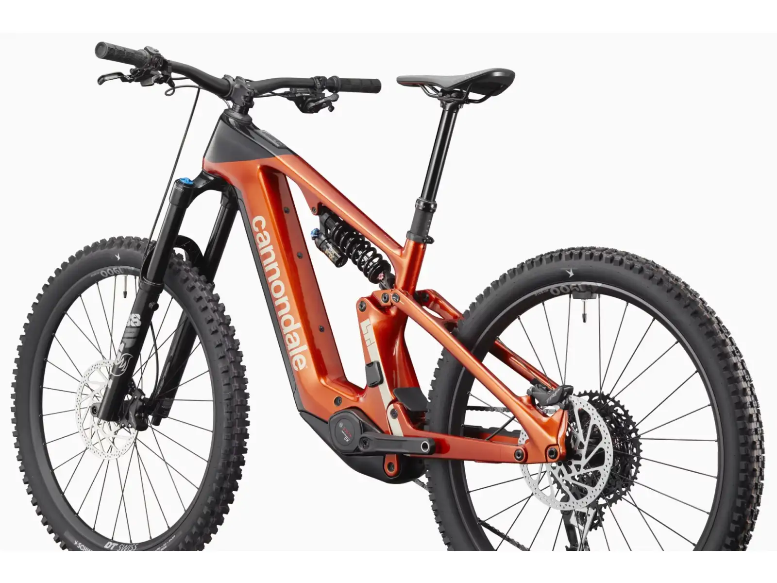Cannondale Moterra Carbon LT 1 full-suspension e-bike Fire Orange (FOR)
