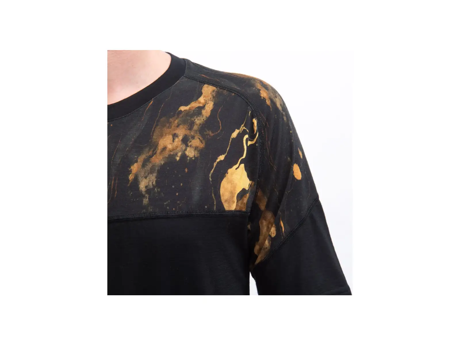 Sensor Merino Impress men's T-shirt short sleeve black/Cosmos