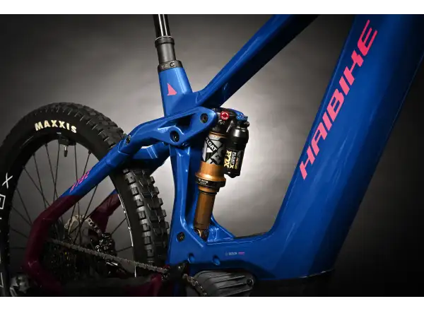 Haibike Hybe 11 Blue/Magenta/Pink full suspension e-bike