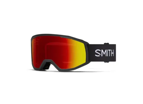 Smith Loam S MTB downhill goggles Black/Red Mirror