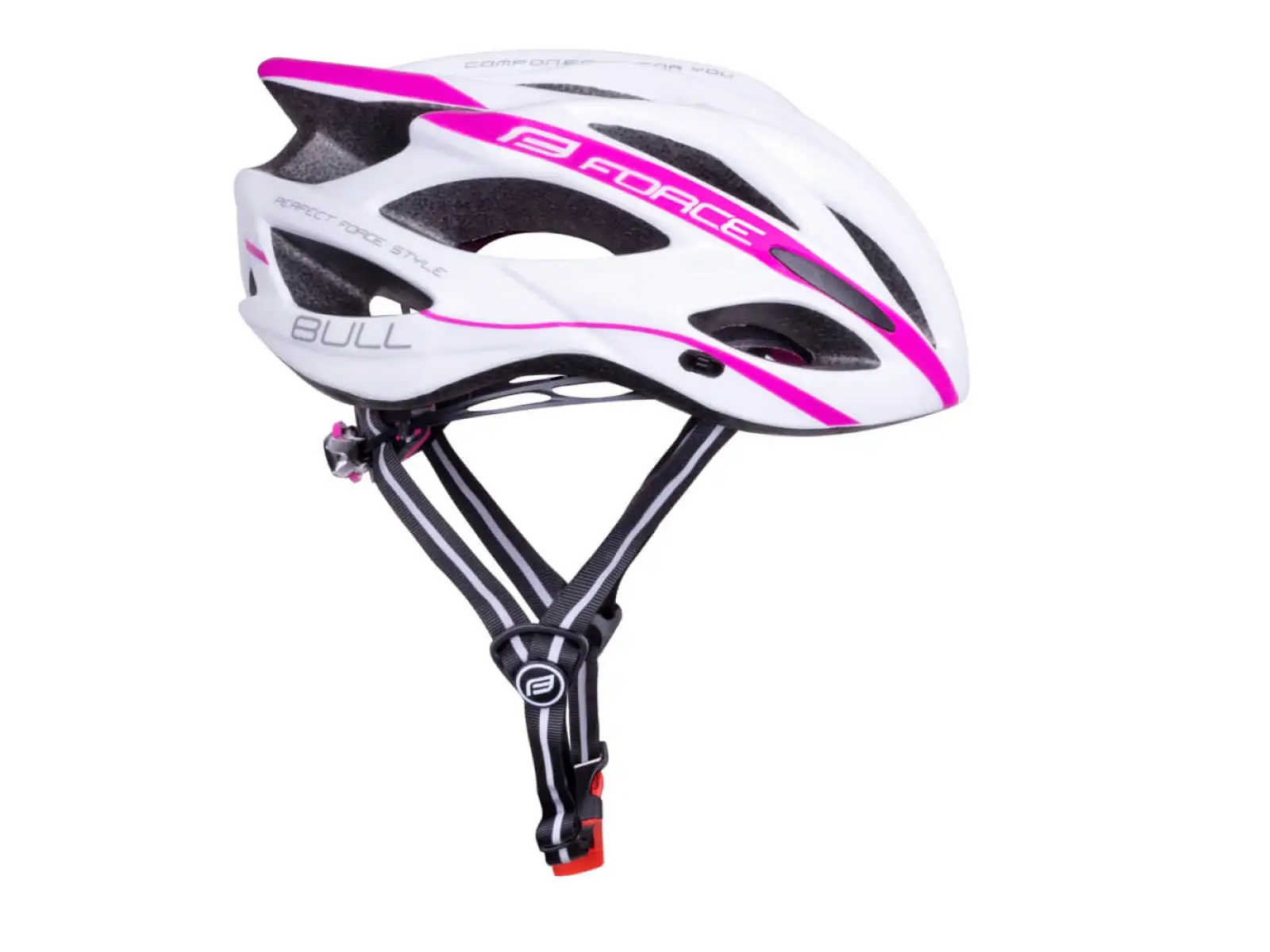 Force Bull helmet white/pink