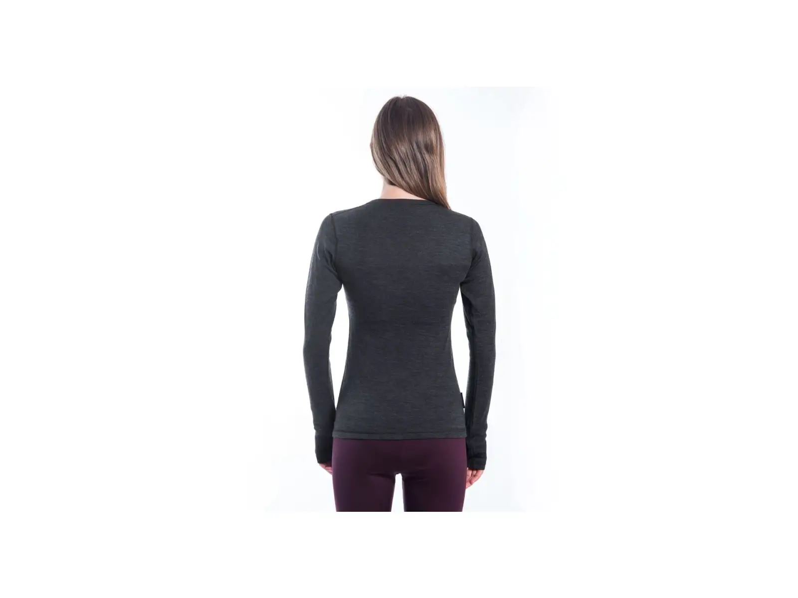 Sensor Merino Bold women's long sleeve shirt Anthracite Gray