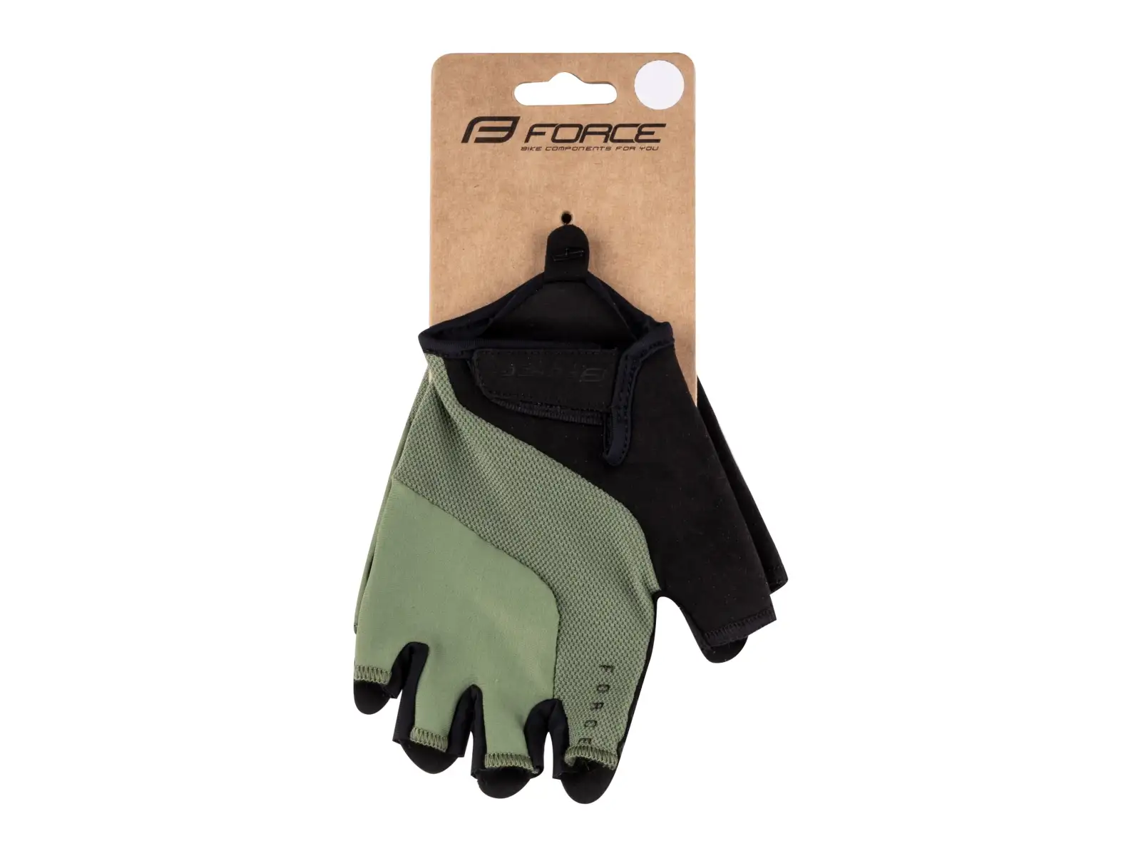 Force Land cycling gloves Army/black