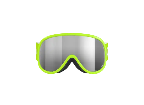 POC POCito Retina kids ski goggles Fluorescent Yellow/Green/Partly Sunny Silver