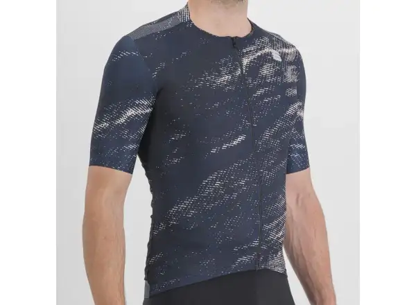 Sportful Cliff supergiara men's jersey short sleeve galaxy blue