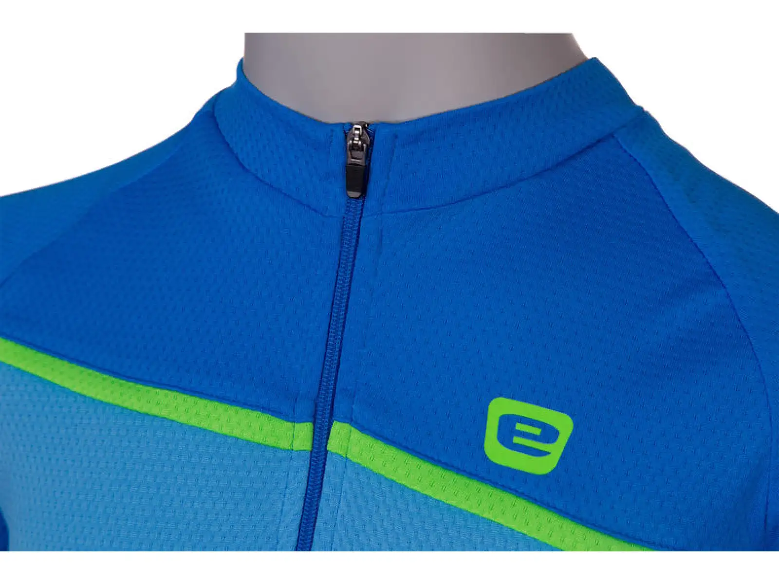 Etape Peddy kids jersey short sleeve green/blue