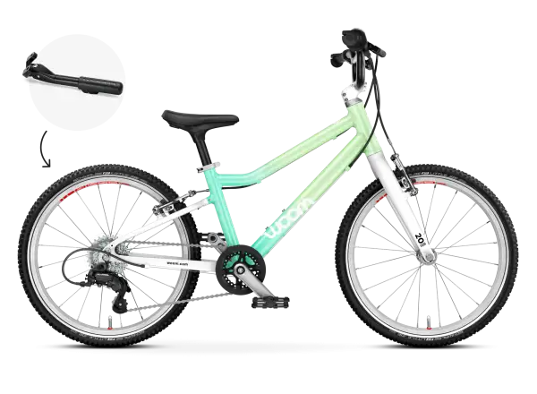 Woom GO 4 kids bike 20 Spearmint Crush Limited