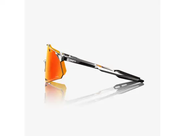 100% Hypercraft glasses Black Chrome/HiPER Red Mirror