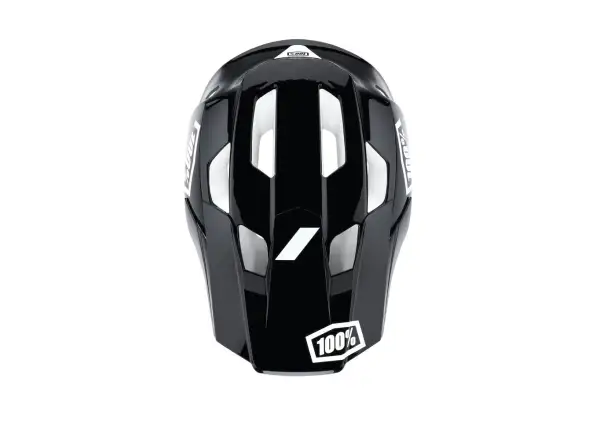 100% Trajecta w/Fidlock Helmet Black/White