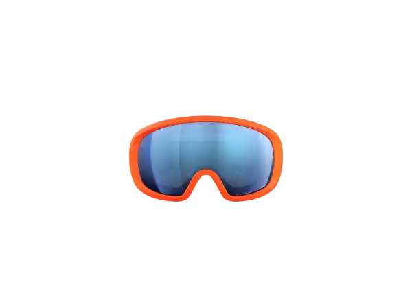 POC Fovea Mid ski goggles Zink Orange/Partly Sunny Blue